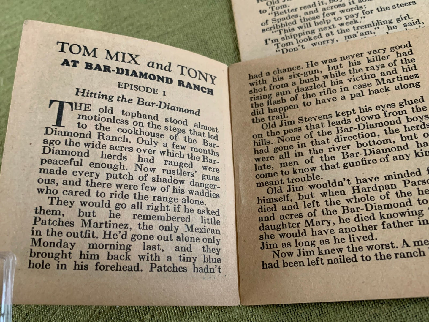 Collection (12) TOM MIX 1934 Gum Booklets ADVENTURE STORIES National Chicle EX+2