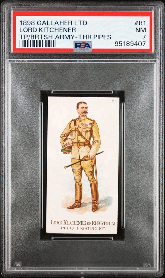 1898 Gallaher Types of the British Army (PSA 7 NM) LORD KITCHENER0