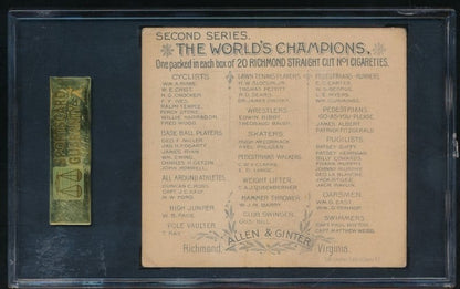 1889 N43 Allen & Ginter World Champions (SCG 3 VG) Pugilist JOHNNY MURPHY1