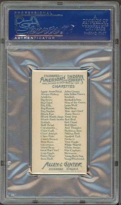 1888 N2 Allen & Ginter American Indian Chiefs (PSA  5 EX) Lean Wolf1