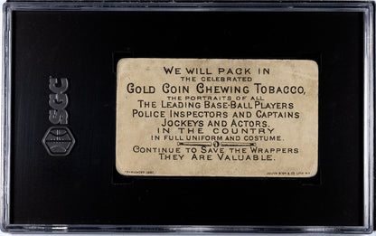 1887 N284 Buchner Gold Coin JOCKEY George Quantrell (SGC 2 GD) Rare1