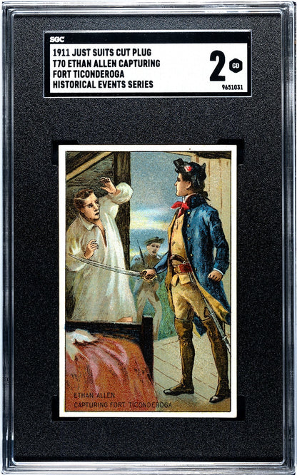 1911 Just Suits T70 Historical Events (PSA 2 GD) Ethan Allen Fort Ticonderoga0