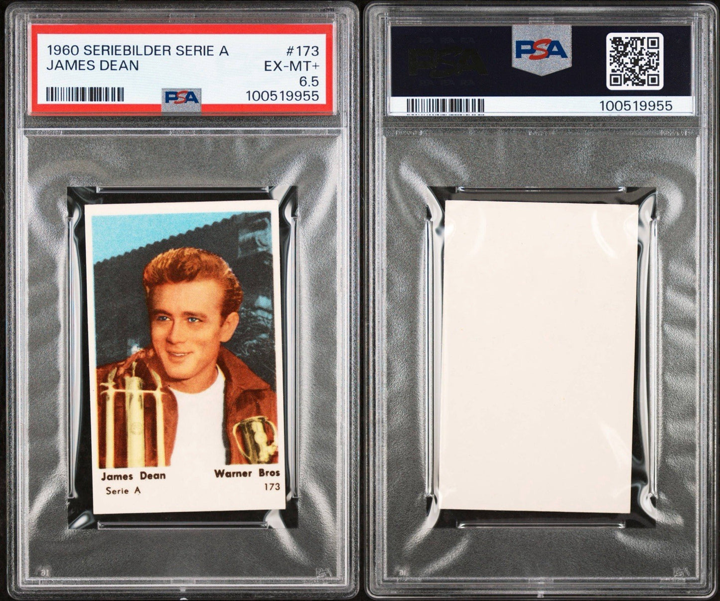1960 Seriebilder Serie A James Dean #173 (PSA 6.5 EX) Top Pop 1/12