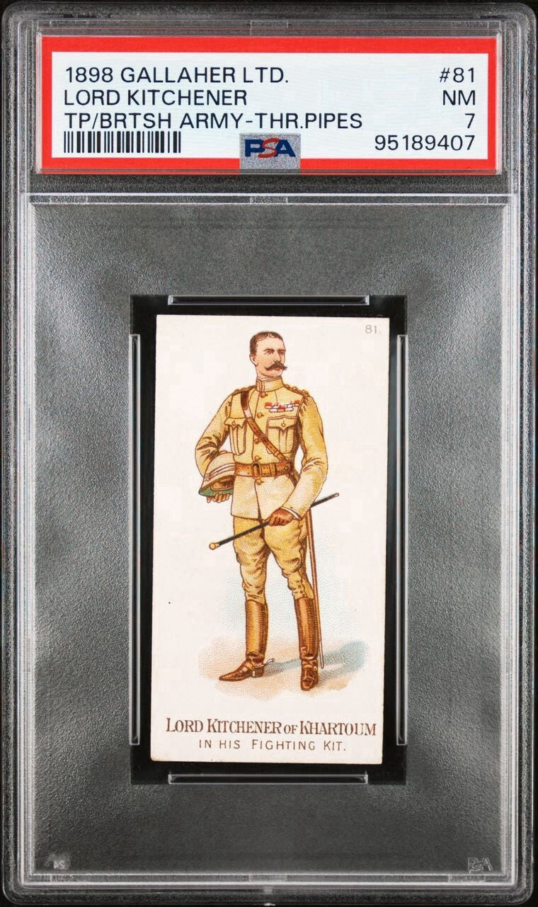 1898 Gallaher Types of the British Army (PSA 7 NM) LORD KITCHENER0
