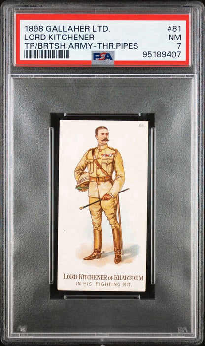 1898 Gallaher Types of the British Army (PSA 7 NM) LORD KITCHENER0