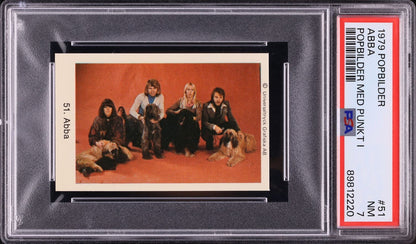 1979 Popbilder Swedish Card ABBA #51 (PSA 7 NM)0