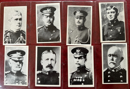 W641 LEADING GENERALS of the ALLIED ARMIES Complete Set (40) w/ Pershing3