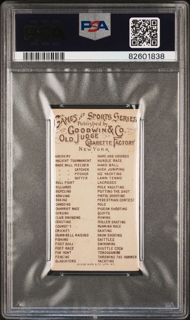 1889 N165 Goodwin & Co Games & Sports Series POLO (PSA 5 EX)1