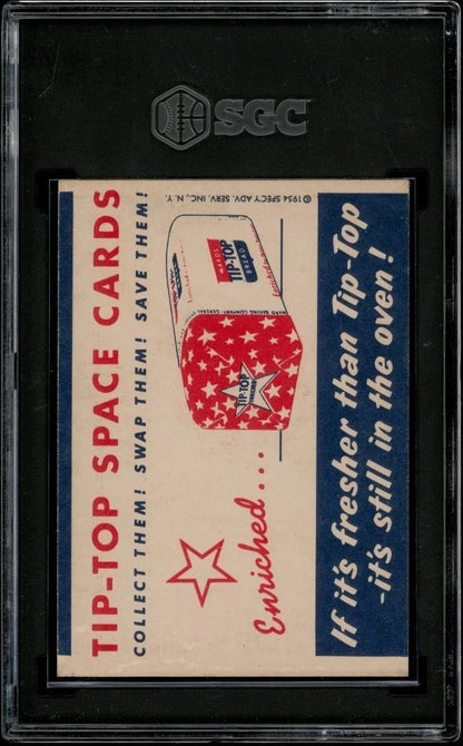 1954 Tip Top Space Cards Interplanetary Liner (SGC 6 EX/MT)1