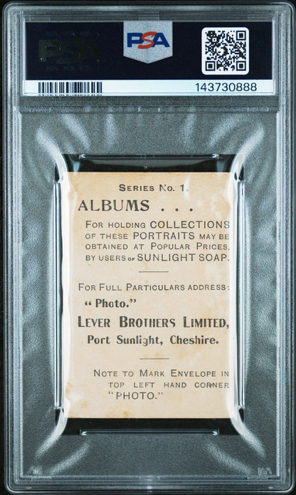 1900 Lever Bros. Celebrities Portraits (PSA 2 GD) Thomas Edison1