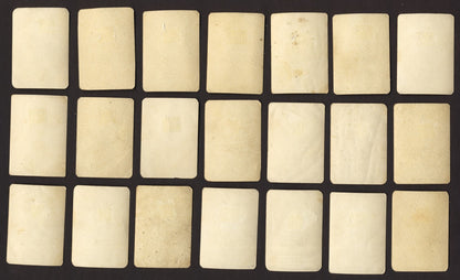 1900 Fototipias Serie 19 Queens and Princesses (Lot 21 diff.) Matchbox Cards1