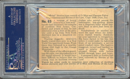 1936 G-Men & Heroes #83 A Bullet-Collected Debt (PSA 4.5 VG/EX+) Rare Number1