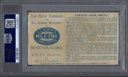 1894 H570 Clark's "Great Americans" Captain John Smith (PSA 2 GOOD) Pocahontas1