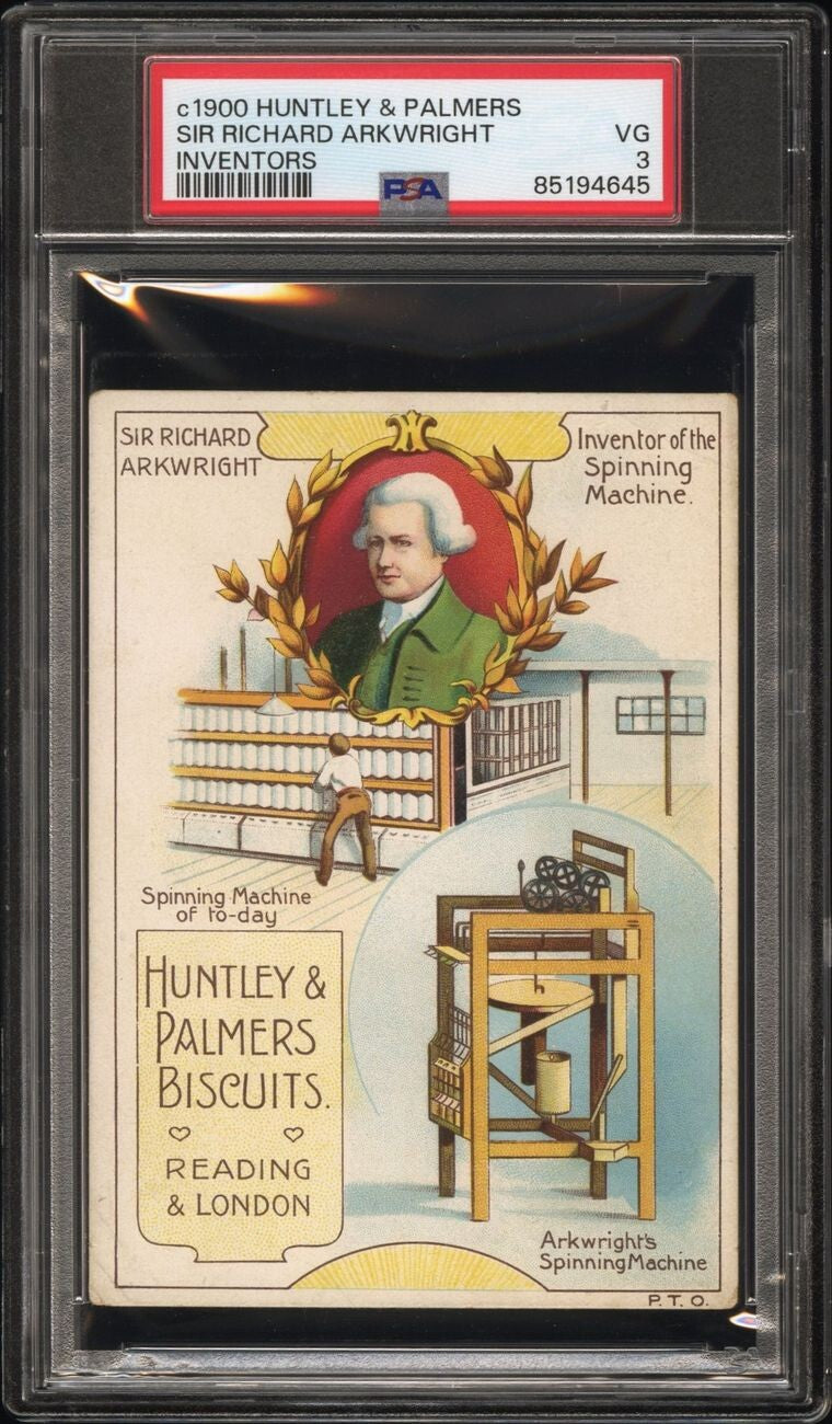 1900 HUNTLEY & PALMERS Inventors Sir Richard Arkwright (PSA 3 VG) Only 1 Graded0