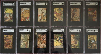 1930s Holloway's R110 "Pirate Treasure" Cards Complete set (48) SGC-Graded5