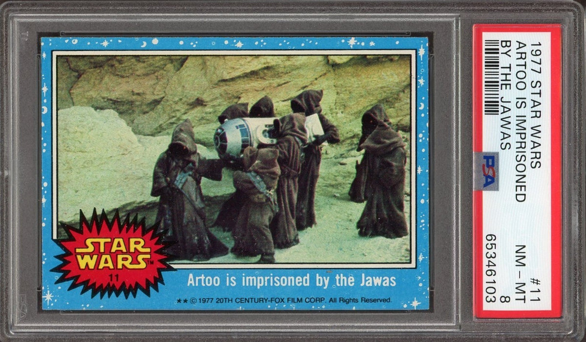 1977 Topps Star Wars #11 Artoo Imprisoned By Jawas (PSA 8 NM/MT)0