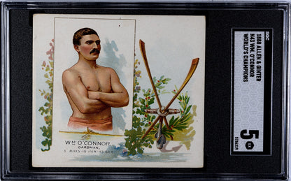 1889 N43 Allen & Ginter World Champions (SCG 5 EX) OARSMAN Wm. O'Connor0