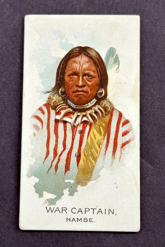 1888 Allen & Ginter N2 Indian Chiefs "War Captain" VG+