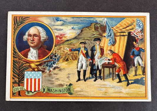 French Trade Card George Washington (approx 1890)