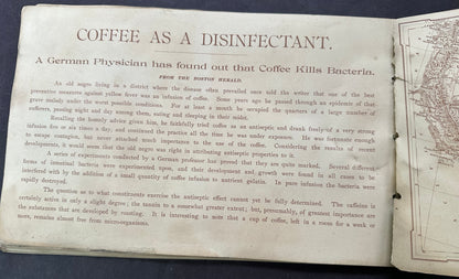 1889 Arbuckle Bros. Coffee Co. Illustrated Atlas of the United States of America (K6) Album