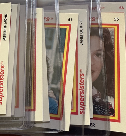 1979 Super Sisters Cards Complete Set (1-72) w/ 24 PSA Graded ALL 8s and 9s