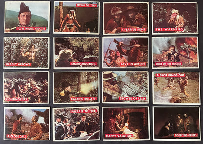 1956 Topps Davy Crockett green back partial Set (59/80)