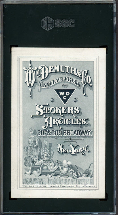 1880s Tobacco Trade Card Christopher Columbus Discovery Of America (SGC 4 VG/EX)