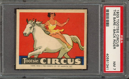 1933 R152 Tootsie Circus "The Bare-Back Rider" (PSA 7 NM) RARE