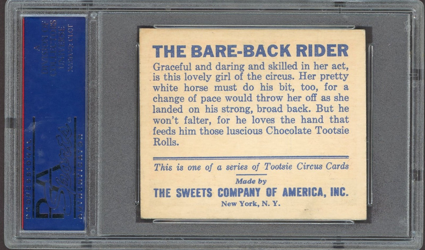 1933 R152 Tootsie Circus "The Bare-Back Rider" (PSA 7 NM) RARE