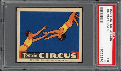 1933 R152 Tootsie Circus "The Acrobats" (PSA 5 EX)