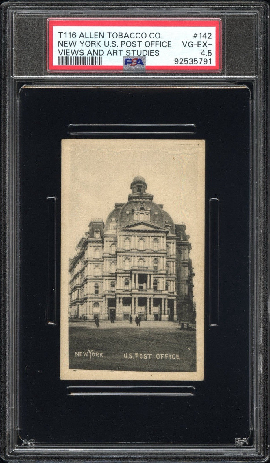 1903 T116 Allen Tobacco Telonette #143 (PSA 4.5 VGEX+) New York U.S. Post Office0