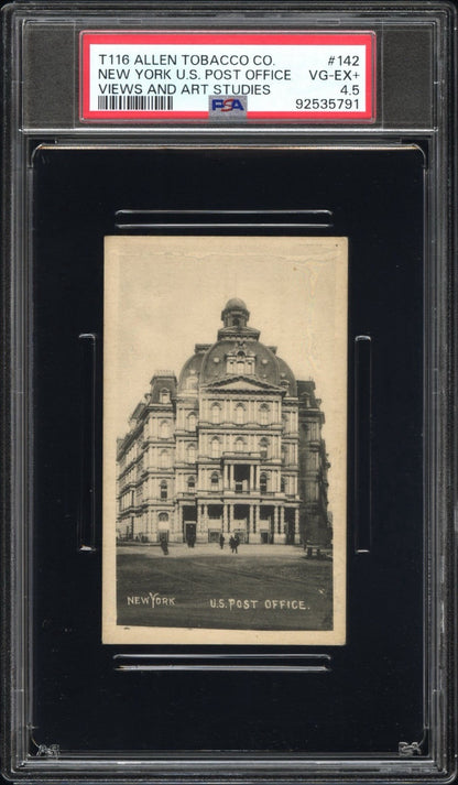 1903 T116 Allen Tobacco Telonette #143 (PSA 4.5 VGEX+) New York U.S. Post Office0