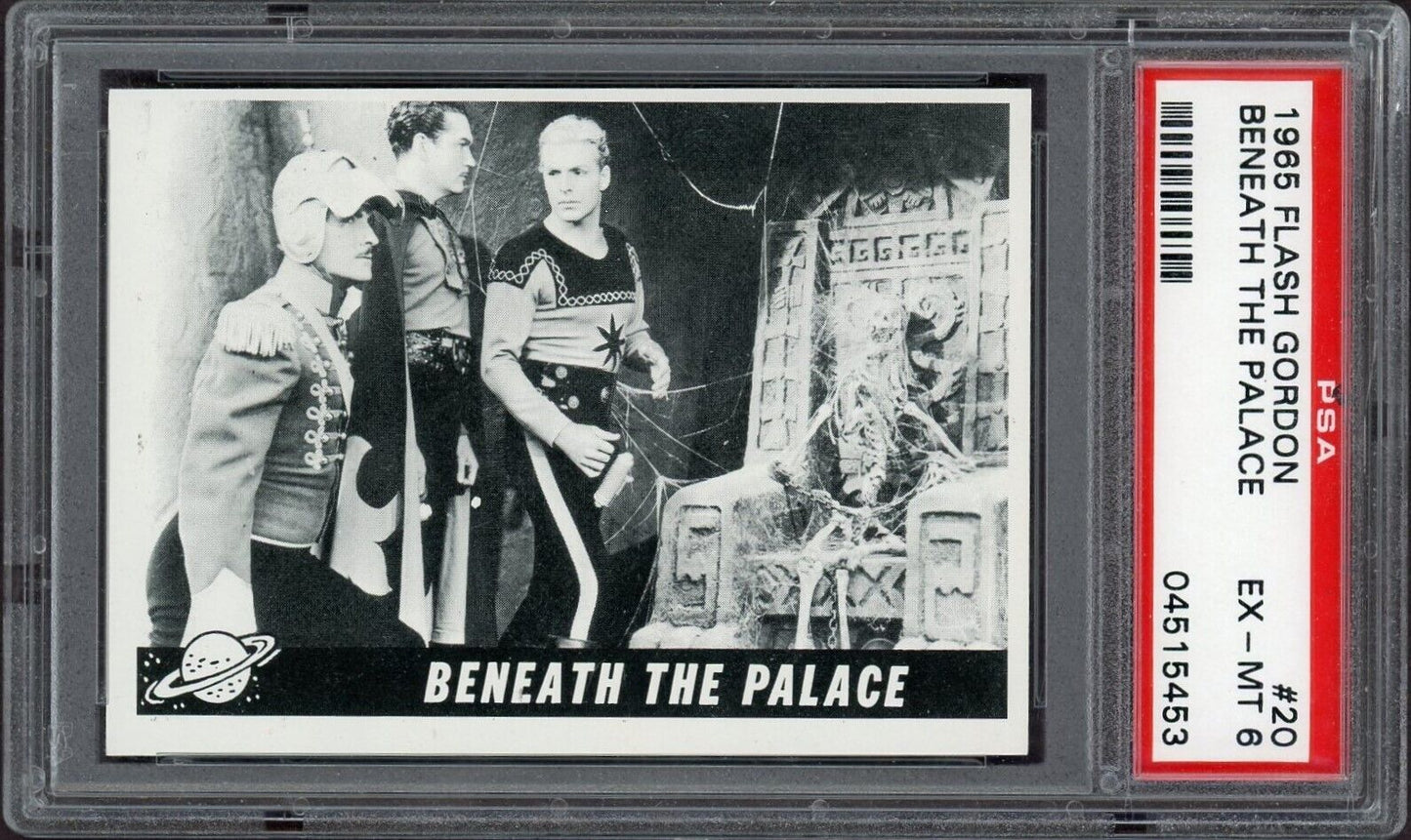 1965 Topps Flash Gordon TEST #20 Beneath The Palace (PSA 6 EX/MT) Centered! RARE