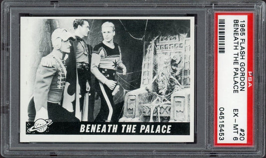 1965 Topps Flash Gordon TEST #20 Beneath The Palace (PSA 6 EX/MT) Centered! RARE