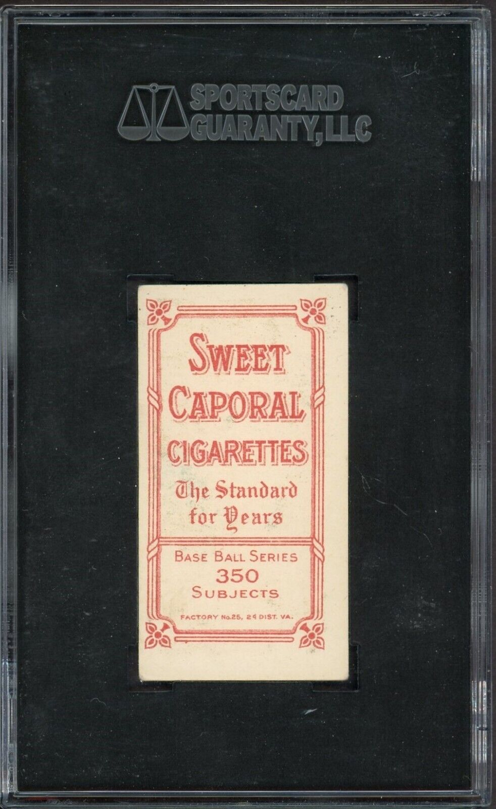 1909-11 T206 Sweet Caporal FRED CLARKE Portrait (SGC 4.5 VG/EX+)