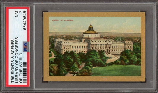 1911 T99 Sights & Scenes of the World LIBRARY OF CONGRESS (PSA 7 NM)