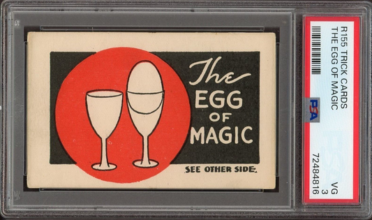 1930s R155 General Gum TRICK CARDS The Egg Of Magic (PSA 3 VG) Only One Graded