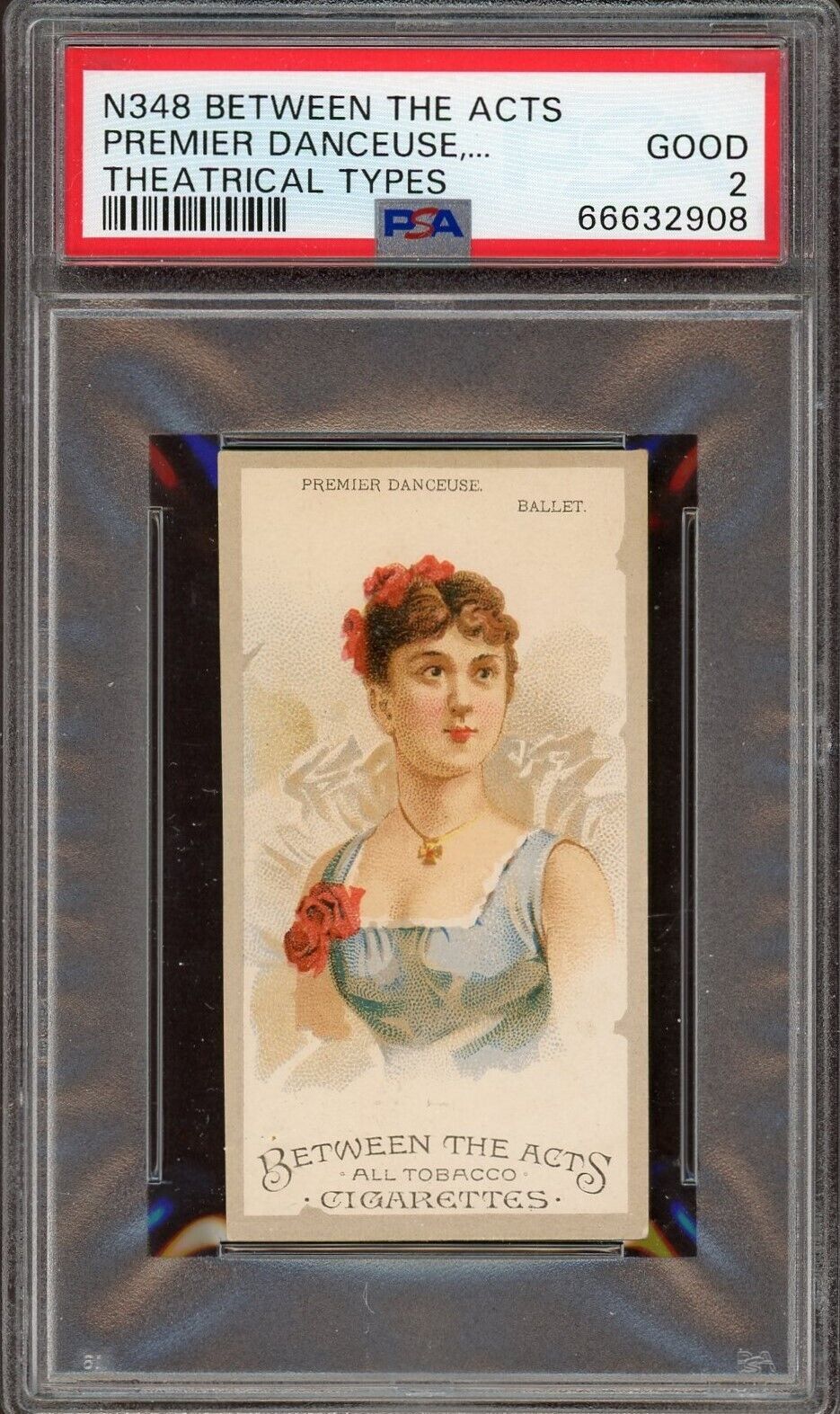 N348 Between The Acts Theatrical Types "Premier Danceuse, Ballet" PSA 2 Good
