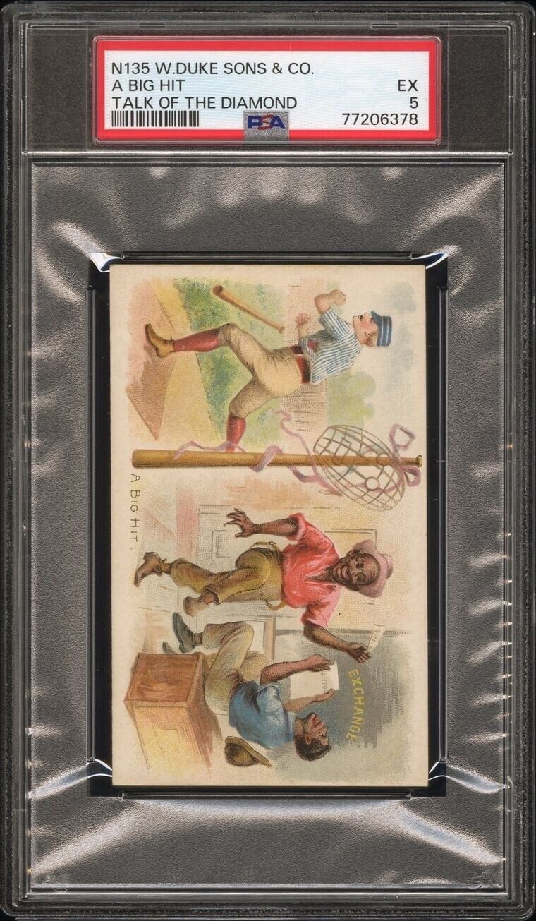 N135 Duke Honest Long Cut "Talk of the Diamond" A BIG HIT (PSA 5 EX) 0 Higher