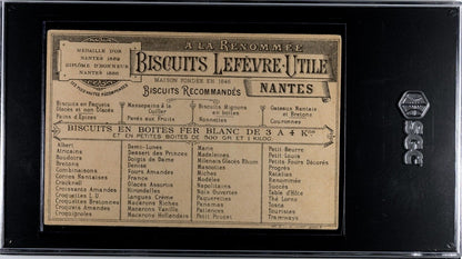 1890 Biscuits Lefevre-Utile THE EIFFEL TOWER (PSA 4 VG/EX) Very Scarce