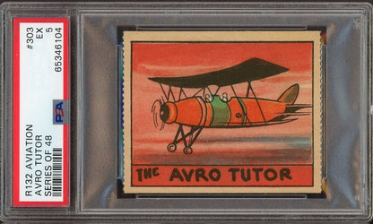 1938 R132 Aviation Series of 48 #303 AVRO TUTOR (PSA 5 EX) RAF