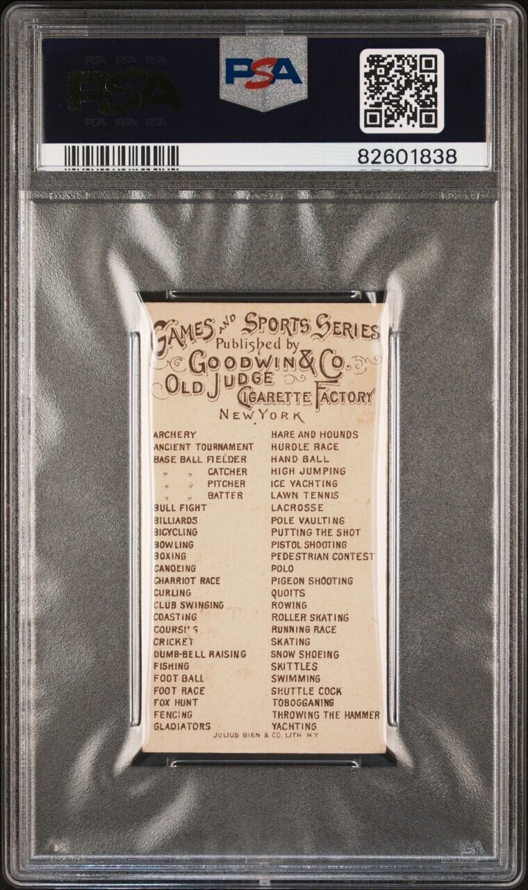 1889 N165 Goodwin & Co Games & Sports Series POLO (PSA 5 EX)