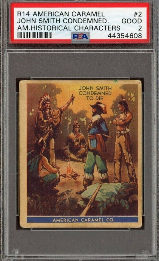 American Caramel 1930 R14 Historical Characters Capt. John Smith #2 (PSA 2 Good)