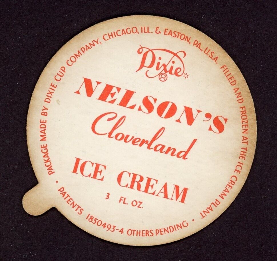 John Wayne DIXIE LID (Nelson's Cloverland Ice Cream) 1952