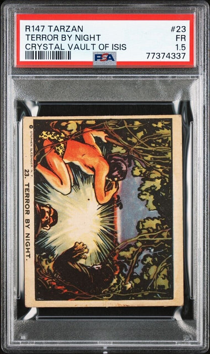 1932 R147 TARZAN CRYSTAL VAULT OF ISIS #23 Terror by Night (PSA 1.5 FR)